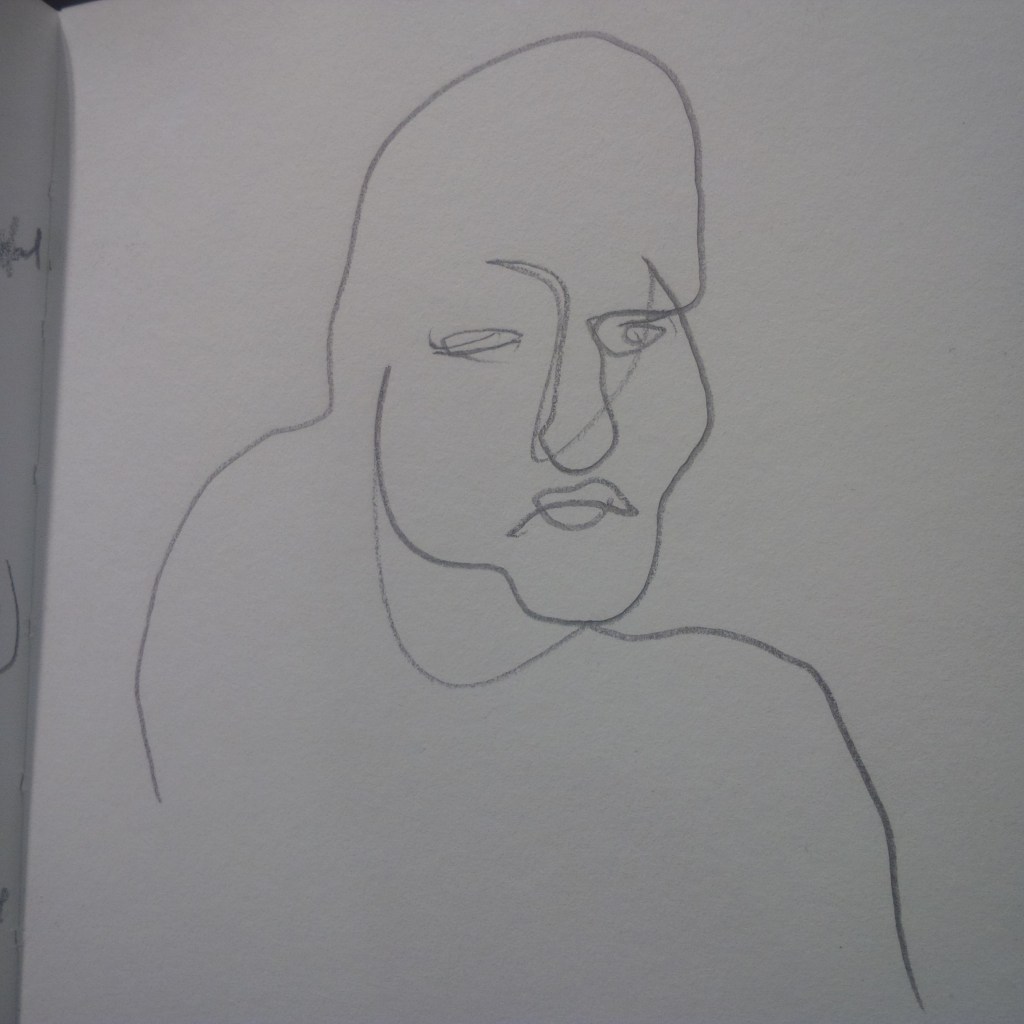 Blind contour of&nbsp;Leah