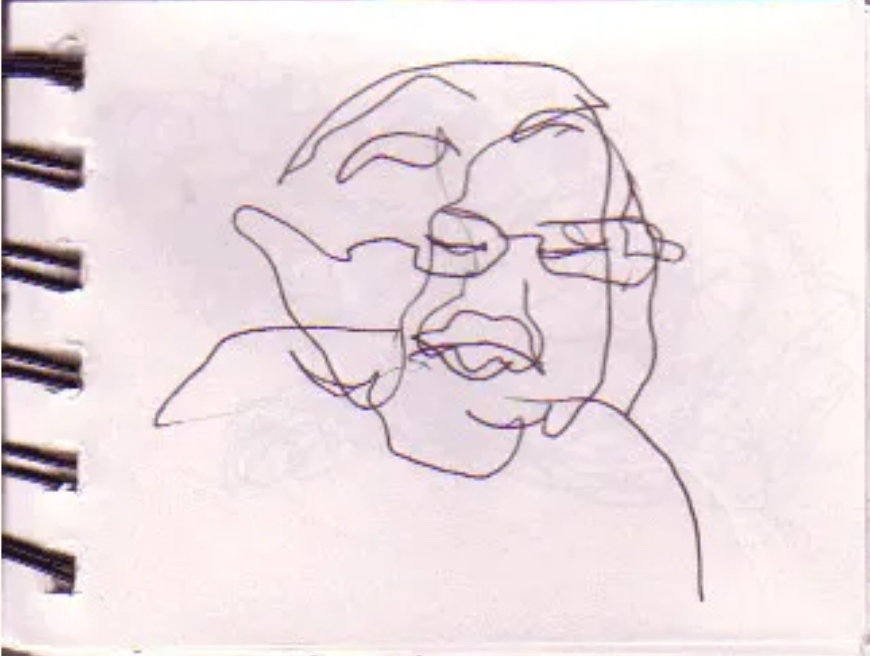 Blind contour of Theresa