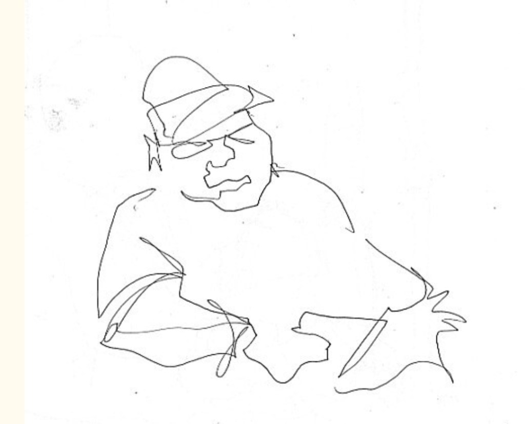 Reading blind contour