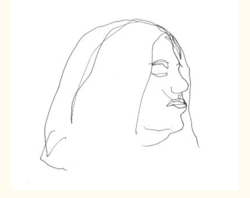 Blind contour subway profile