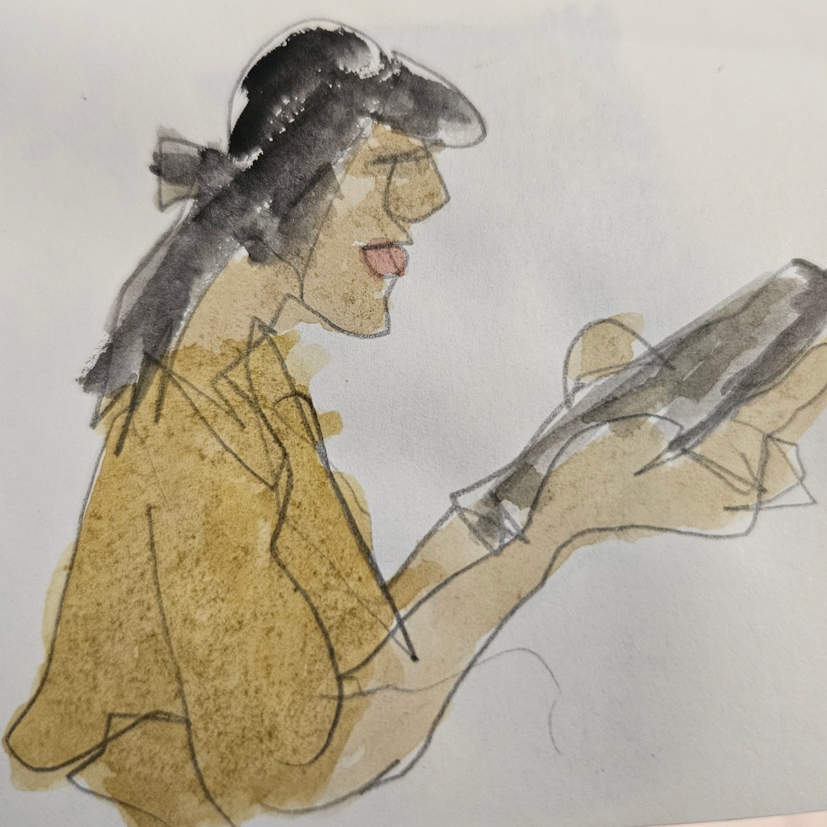 Semi-blind Contour Drawings of strangers and&nbsp;friends